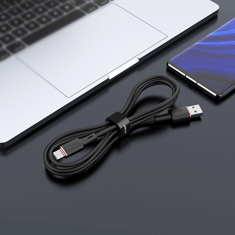 ACEFAST C2-04 USB-A to USB-C zinc alloy silicone charging data cable