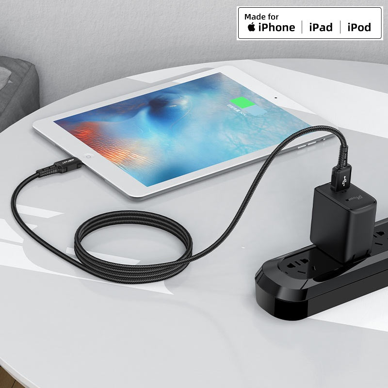 ACEFAST C4-02 USB-A to Lightning aluminum alloy charging data cable