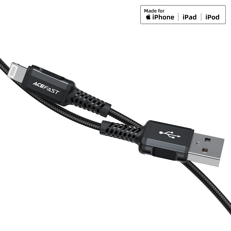 ACEFAST C4-02 USB-A to Lightning aluminum alloy charging data cable