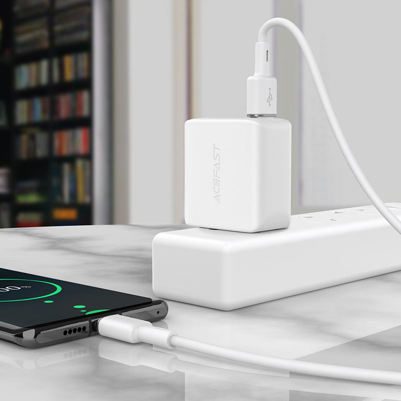 ACEFAST C2-04 USB-A to USB-C zinc alloy silicone charging data cable