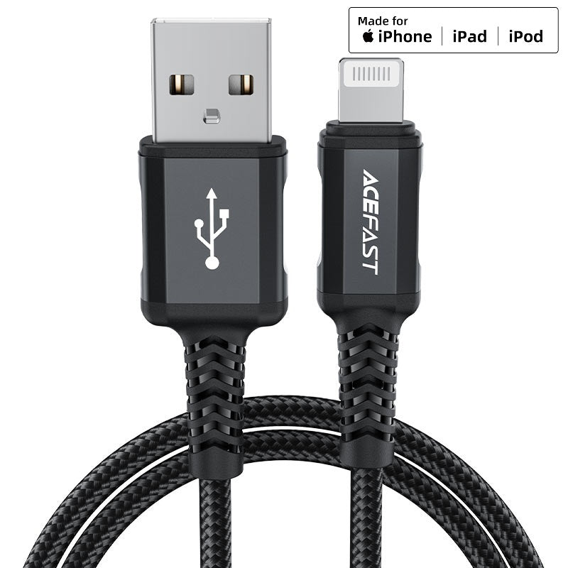 ACEFAST C4-02 USB-A to Lightning aluminum alloy charging data cable