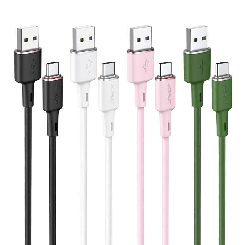 ACEFAST C2-04 USB-A to USB-C zinc alloy silicone charging data cable