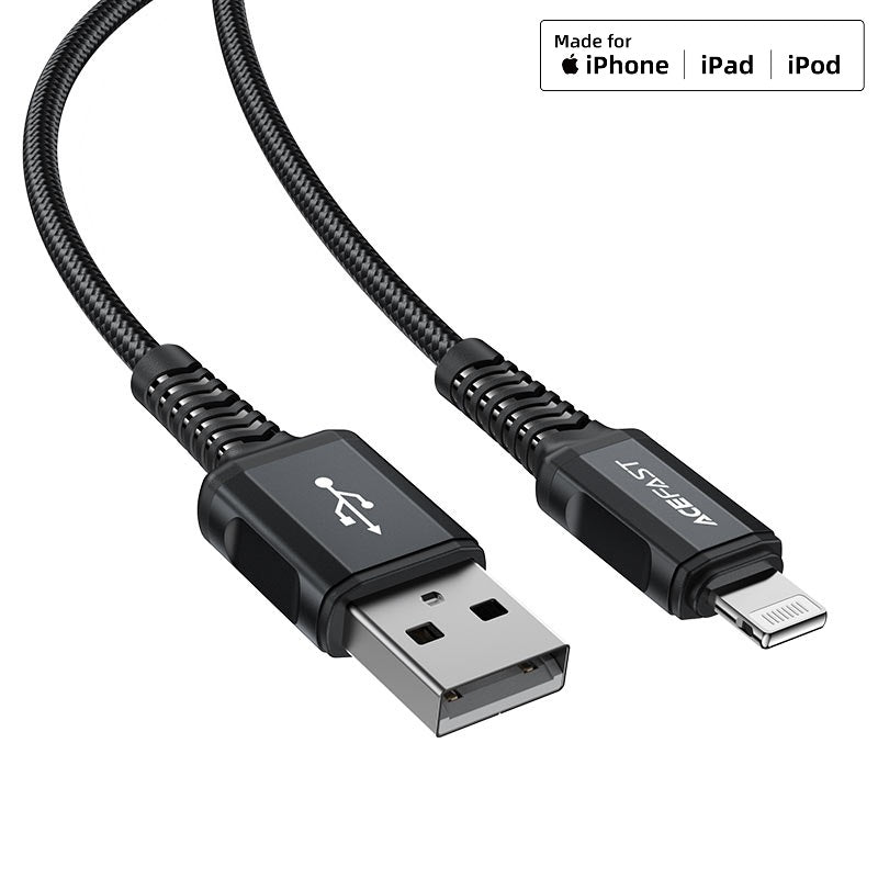 ACEFAST C4-02 USB-A to Lightning aluminum alloy charging data cable