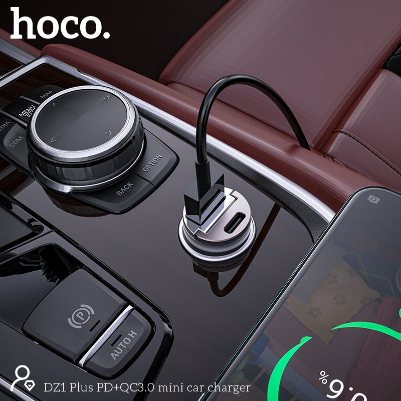 Hoco DZ1 Plus PD+QC3.0 mini car charger