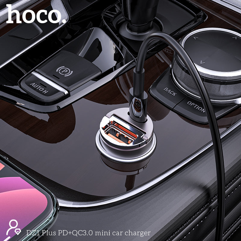 Hoco DZ1 Plus PD+QC3.0 mini car charger