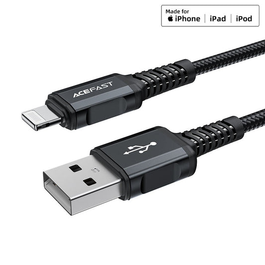 ACEFAST C4-02 USB-A to Lightning aluminum alloy charging data cable