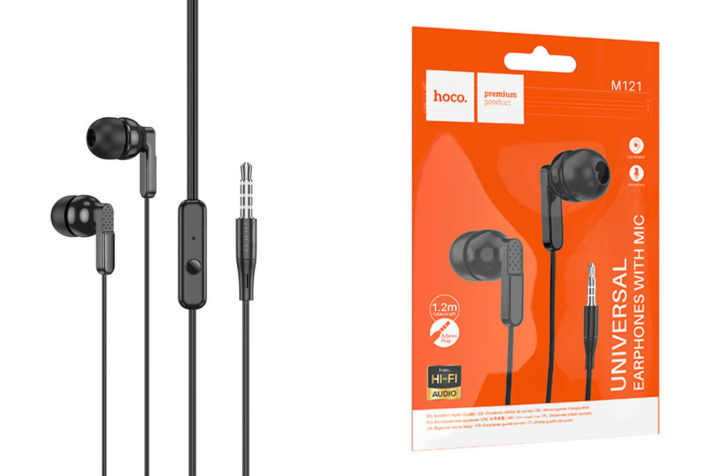 Hoco M121 Bright universal earphones with microphone