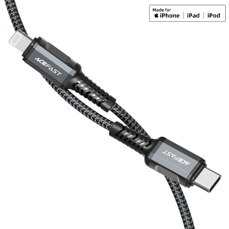 ACEFAST C1-01 USB-C to Lightning aluminum alloy charging data cable