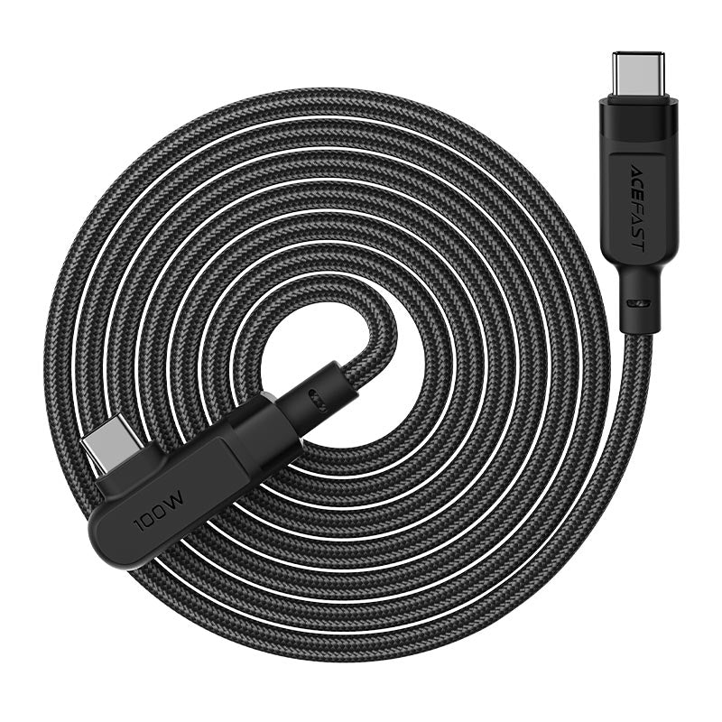 ACEFAST C5-03 USB-C to USB-C 100W right angled aluminum alloy charging data cable