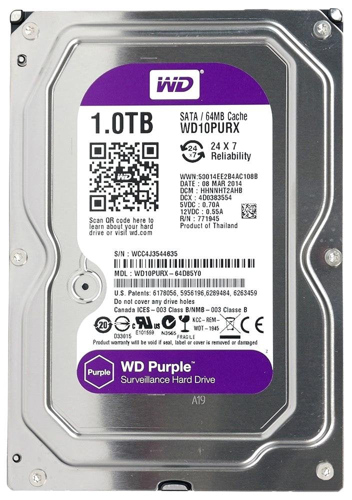 HDD 1Tb  WD10PURX