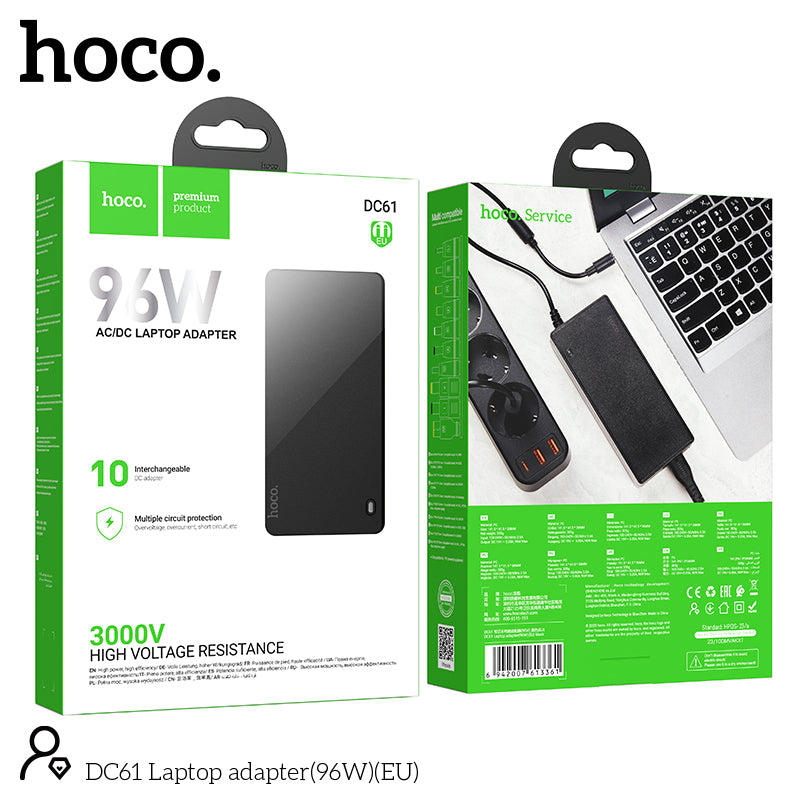 Hoco DC61 Laptop adapter(96W)(EU)